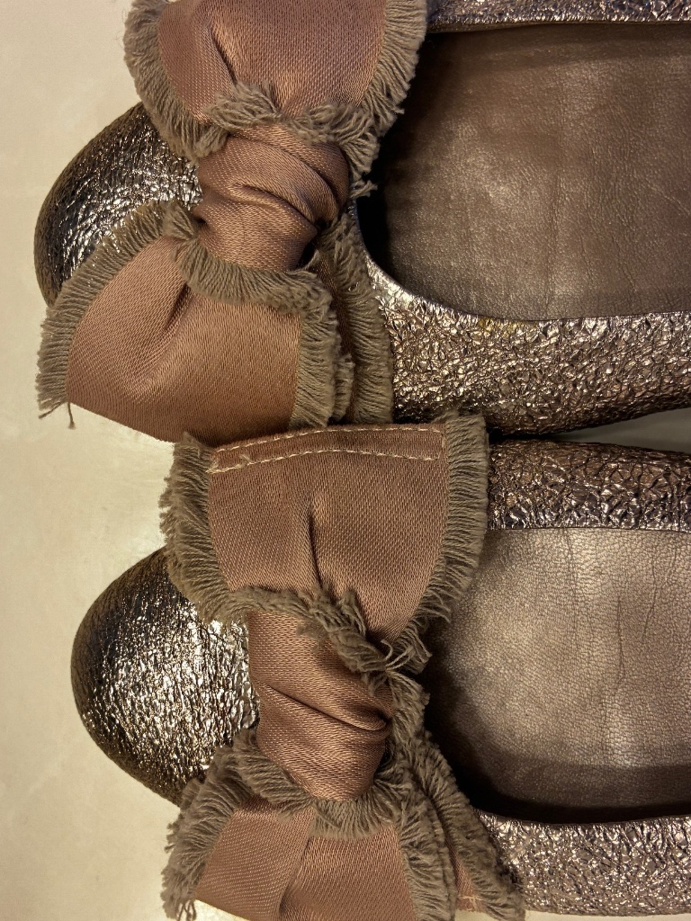 AGL ballet flats with bows European size 37.5